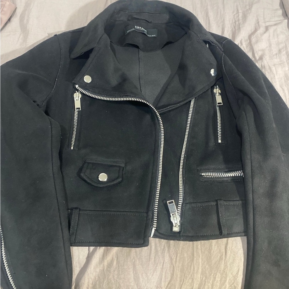 Zara sued crop Jacket